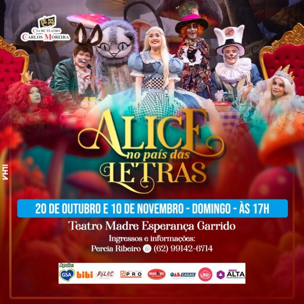 ALICE NO PAÍS DAS LETRAS - NOVEMBRO